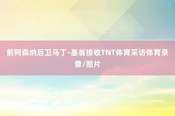 前阿森纳后卫马丁-基翁接收TNT体育采访体育录像/图片