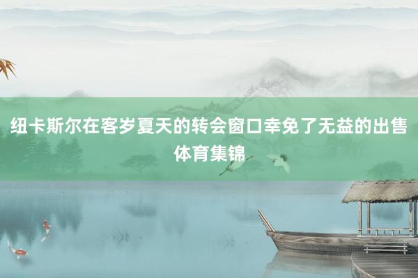纽卡斯尔在客岁夏天的转会窗口幸免了无益的出售体育集锦