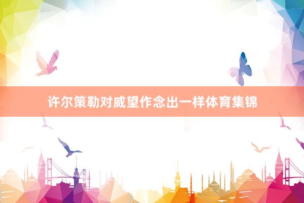 许尔策勒对威望作念出一样体育集锦